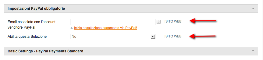 paypal metodi pagamento
