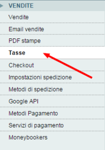 Configurazione Sistema Magento Admin