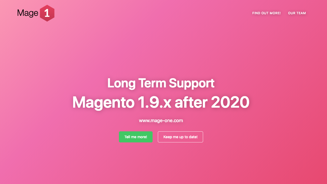 Supporto Magento 1