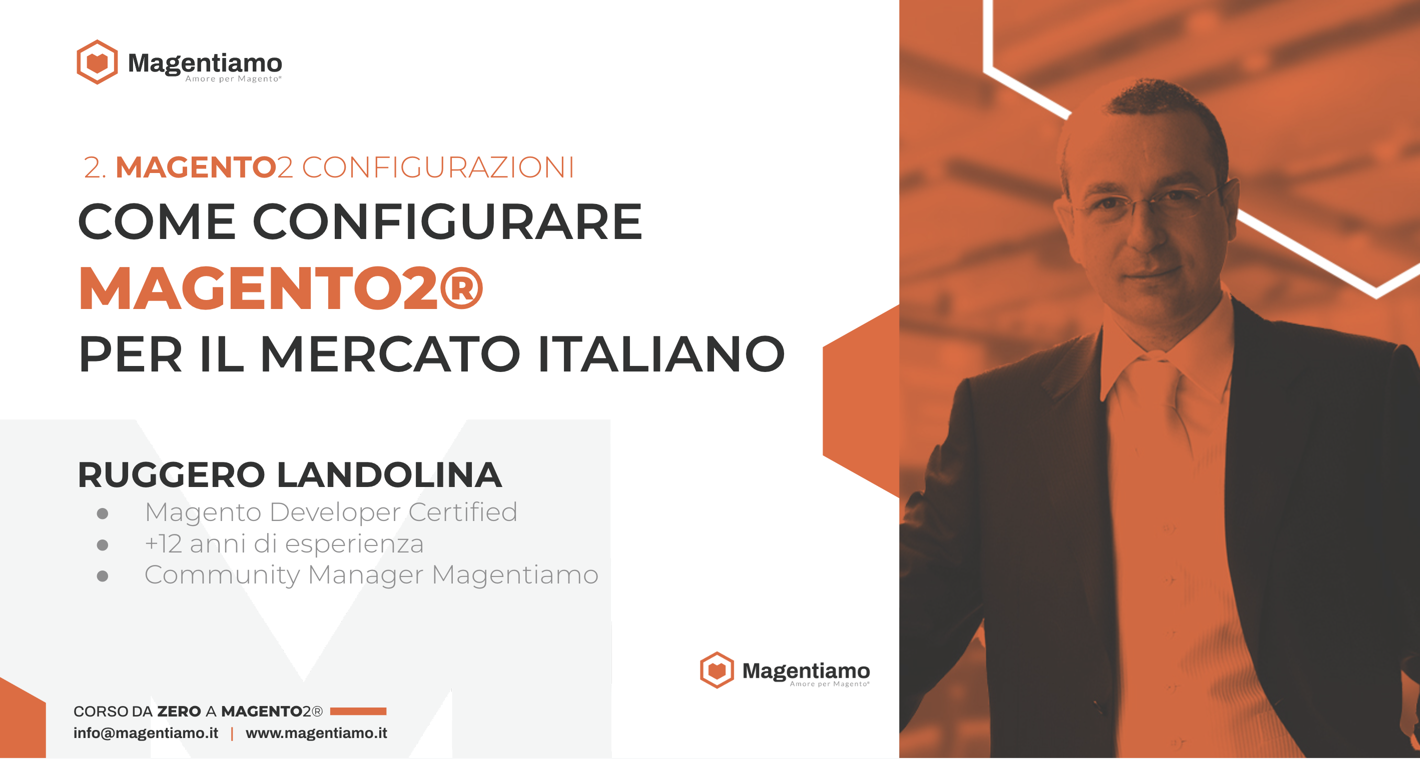 2. CONFIGURAZIONI - Come configurare Magento2 per il mercato italiano - Ruggero Landolina