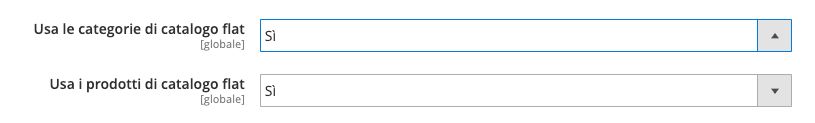 Come abilitare Catalogo FLAT in Magento 2