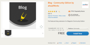estensione blog magento
