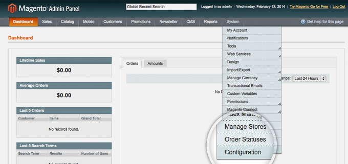 confugurare magento con ssl