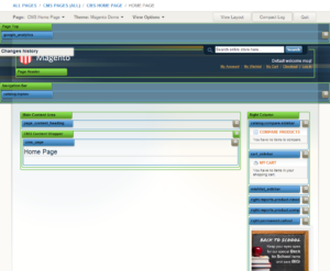 Magento 2 visual design editor