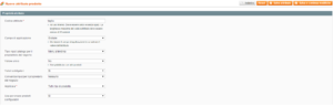 Nuovo attributo Taglia Gestione attributi Attributi Catalogo Magento Admin