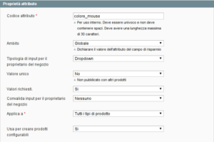 attributo proprietà