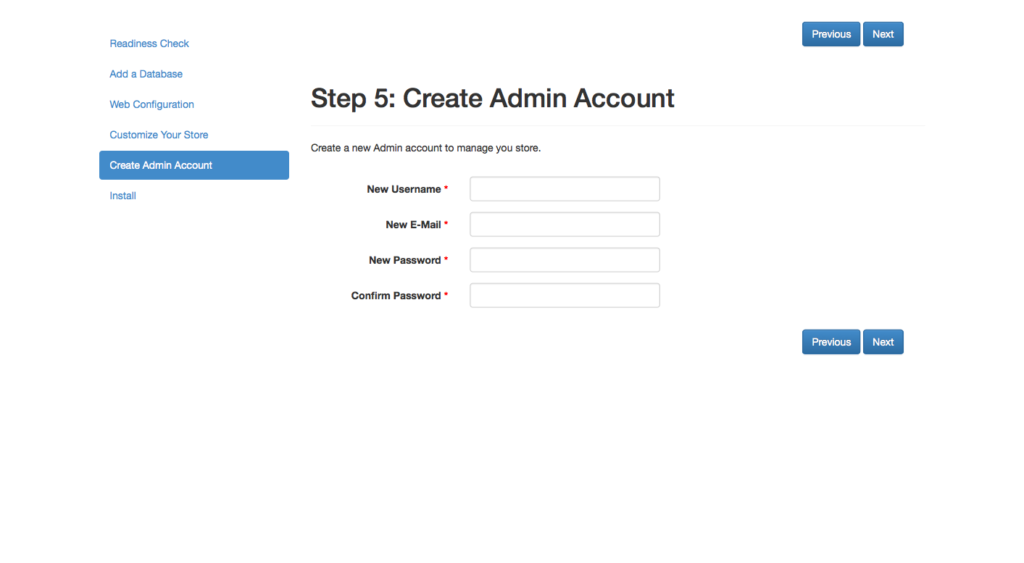 Magento 2 admin panel
