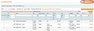 aggiungi prodotto magento