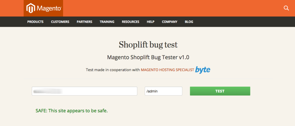 Tool sicurezza Magento
