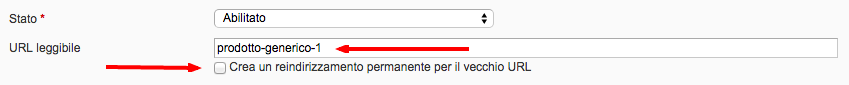 url univoco per A/B test