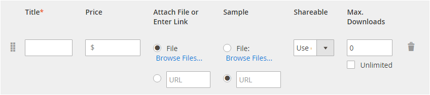 dettagli link-magento2