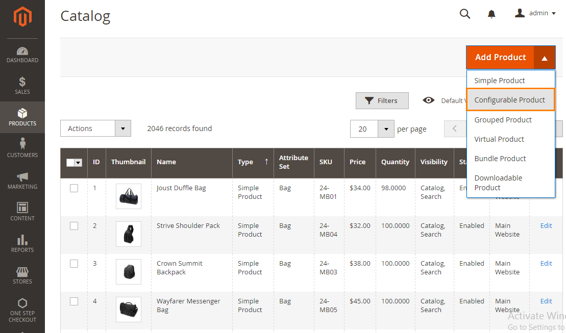 selezione-prodotto-configurabile-magento2