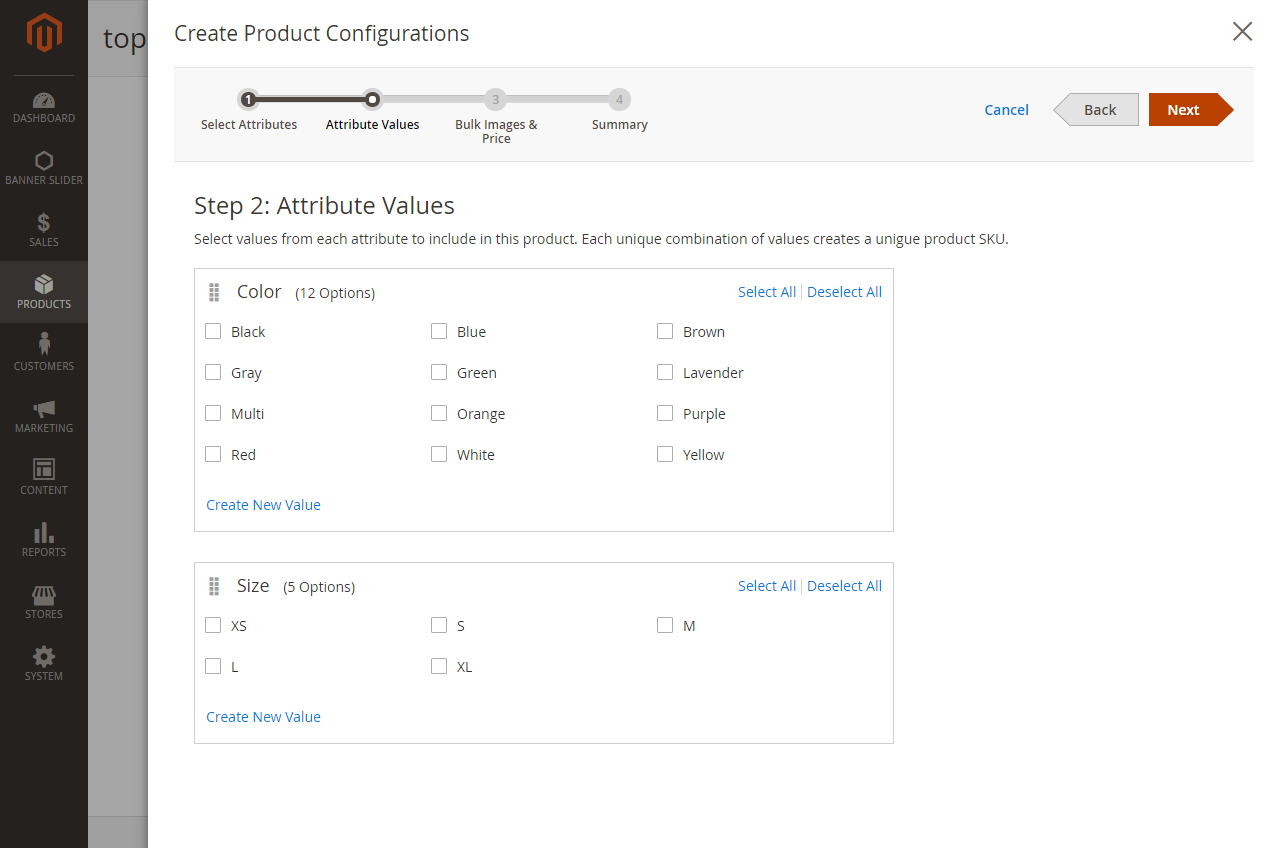 valori-attributi-magento2