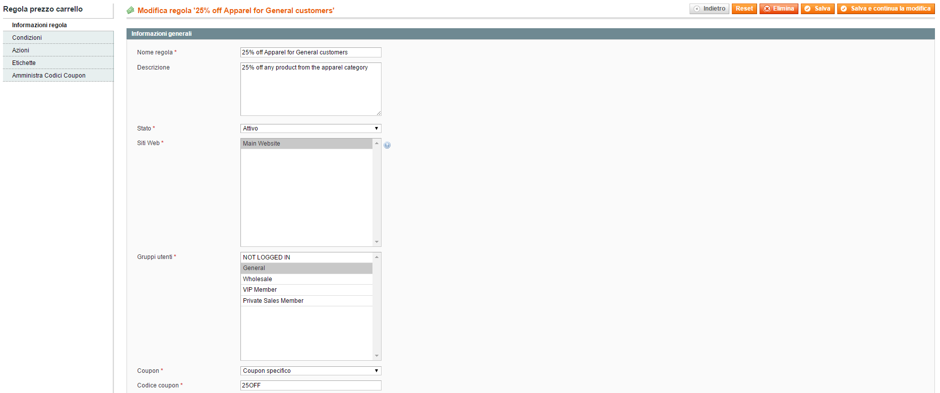 25-off-apparel-for-general-customers-magento-admin