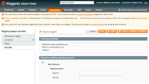 etichette-regole-carrello-magento