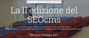 Evento SEO sui principali CMS