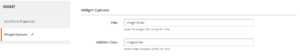Widget-Opzioni