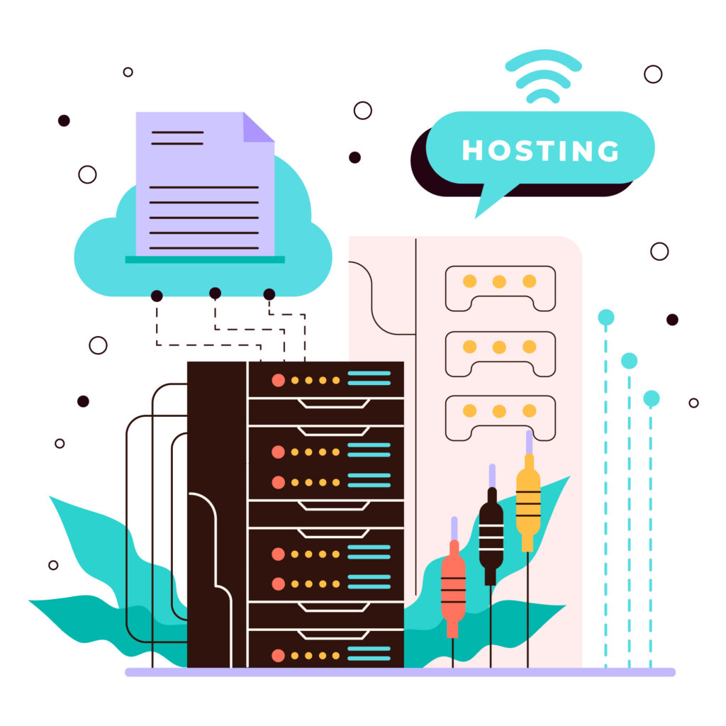 Immagine che descrive un server, per parlare di hosting