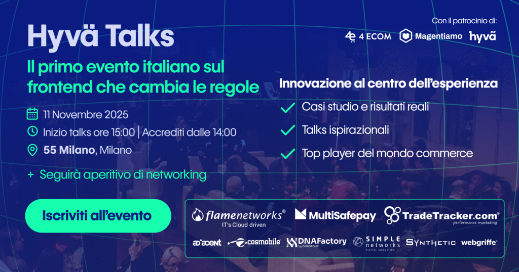 immagine di copertina con le informazioni di hyva talks